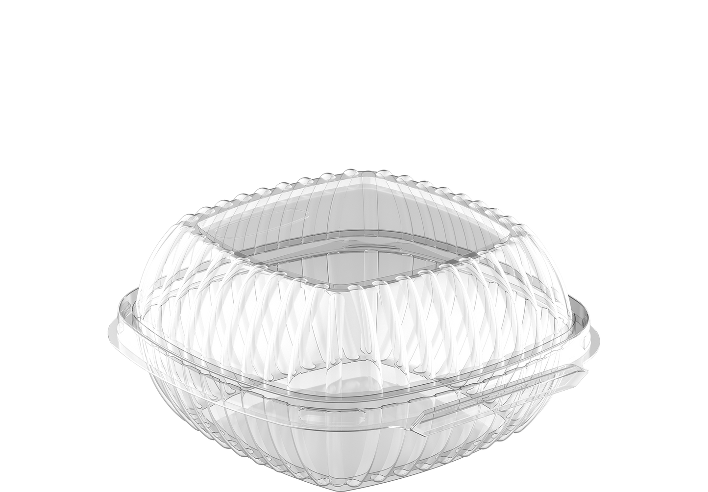 Large Burger Plastic Containers Carton of 250