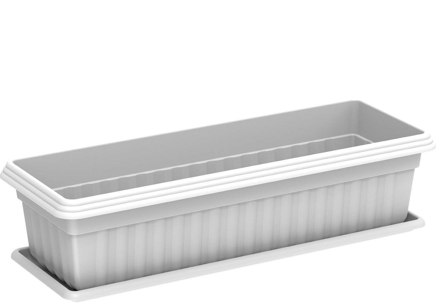 19" Small Exotica Planter with Tray