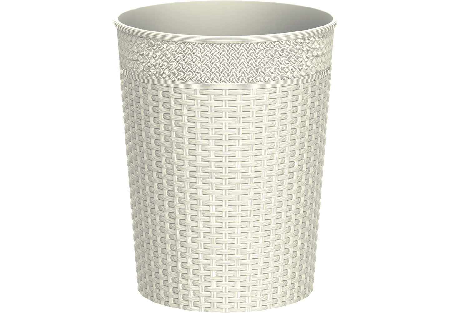 6L Cedarattan Round Waste Basket