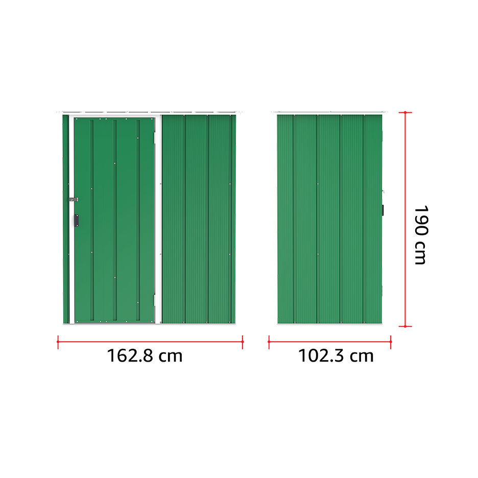 ECO 5x3ft Metal Storage Shed