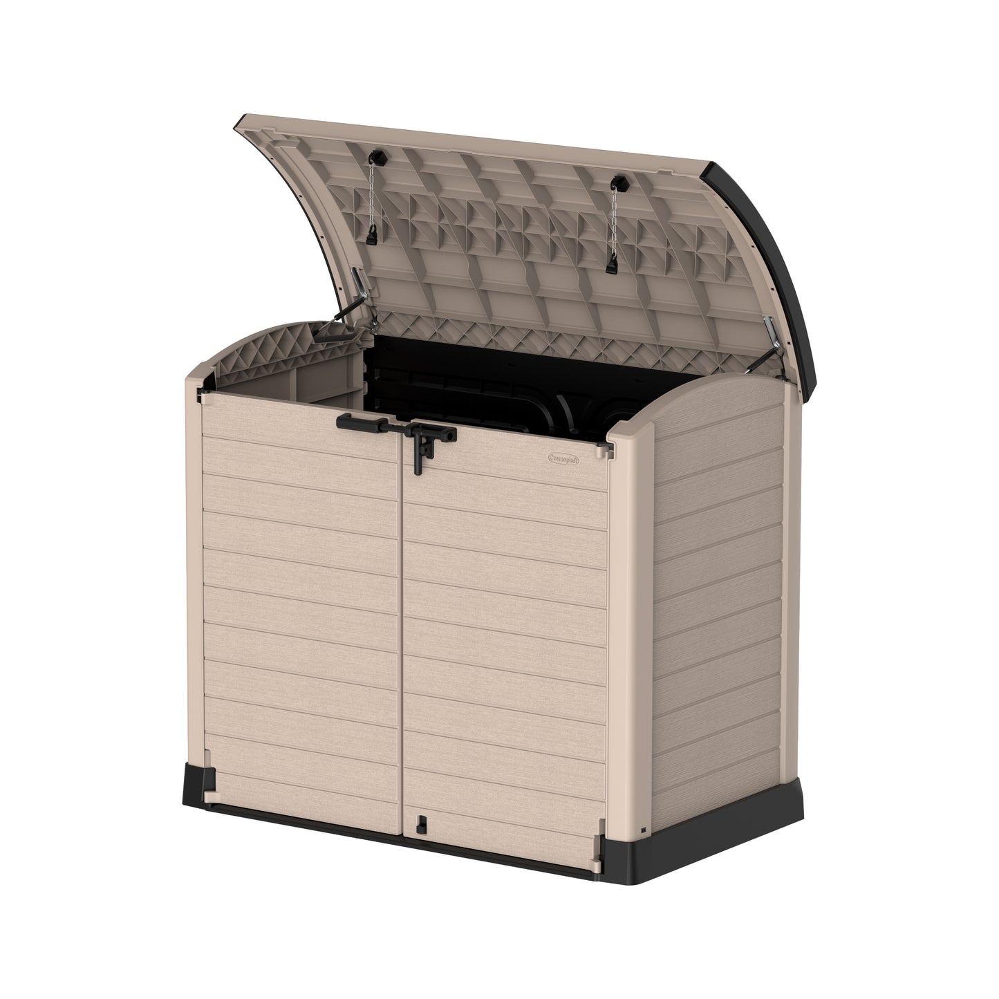 Cedargrain 1200L Small Storage Shed with Arc Lid