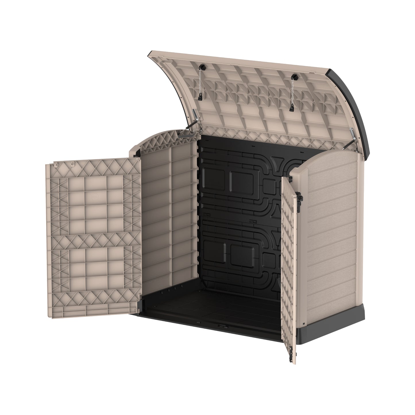Cedargrain 1200L Small Storage Shed with Arc Lid