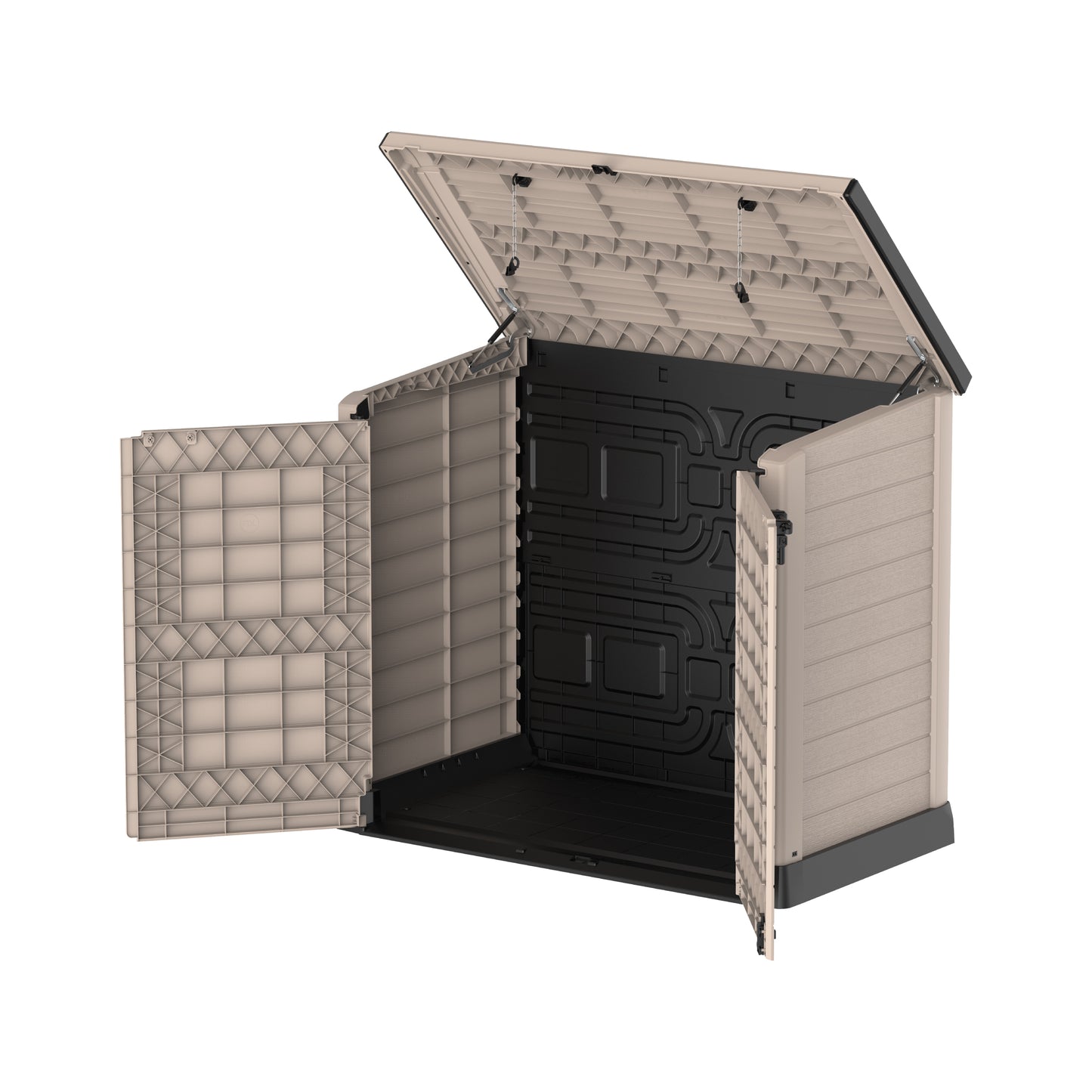 Cedargrain 1200L Small Storage Shed with Flat Lid