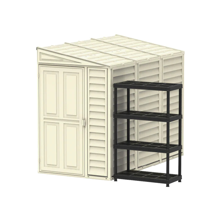 Cosmoplast Outdoor Garden Walk in  Shed 4x8ft