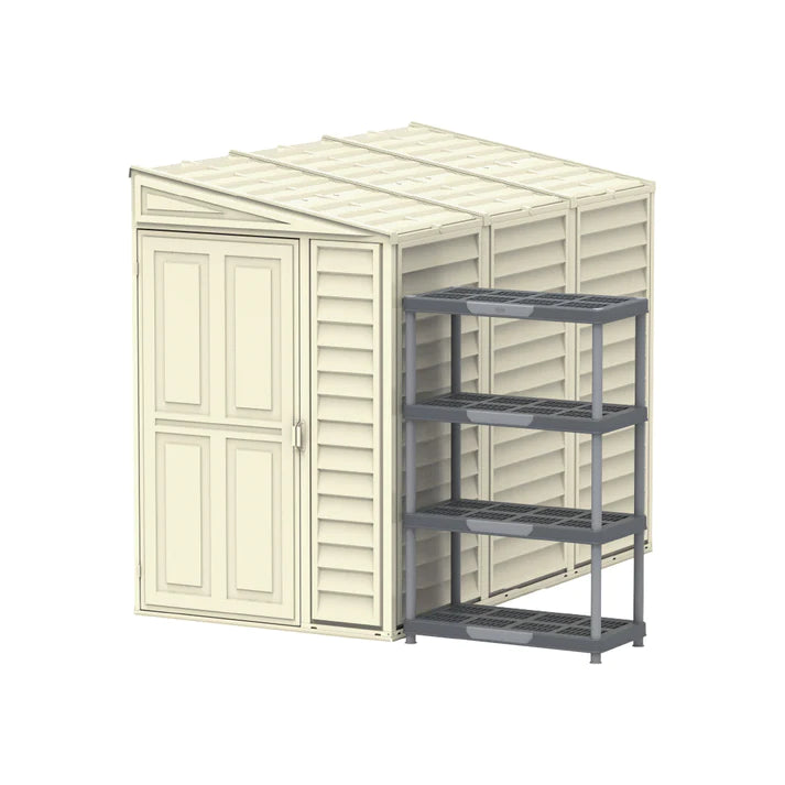 Cosmoplast Outdoor Garden Walk in  Shed 4x8ft