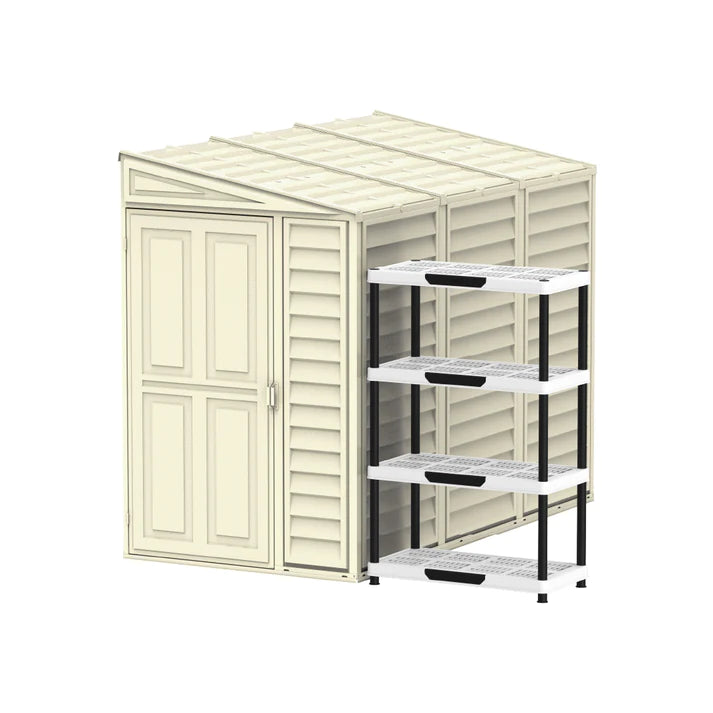 Cosmoplast Outdoor Garden Walk in  Shed 4x8ft