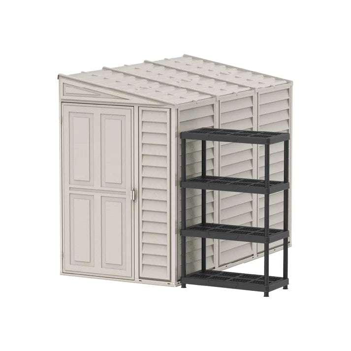 Cosmoplast Outdoor Garden Walk in  Shed 4x8ft