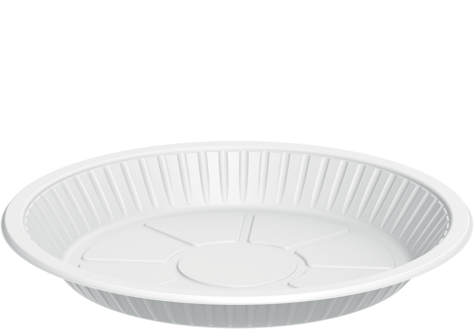 Wholesale Round 22cm Plastic Plates - Cosmoplast Oman