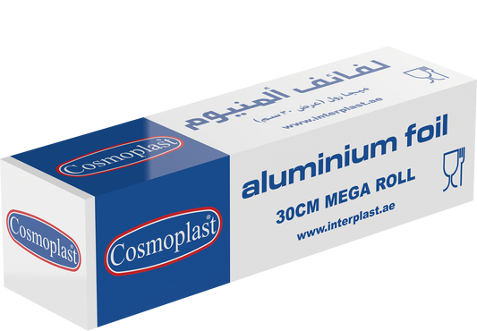 Aluminium Foil 30 cm - Mega Roll Carton of 6
