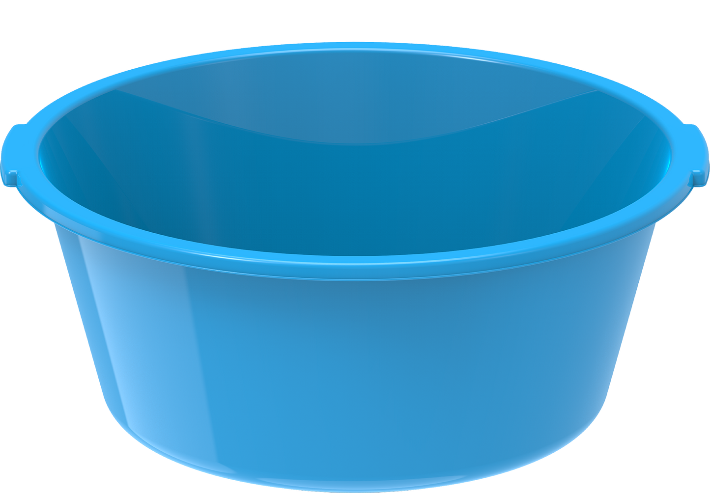 Plastic Deep Basin Tub 26L Blue