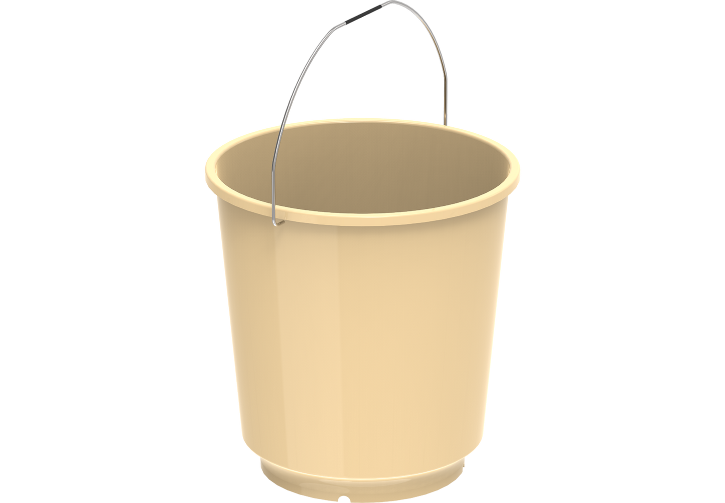 Plastic Round Bucket with Handle EX-90 20L Ivory