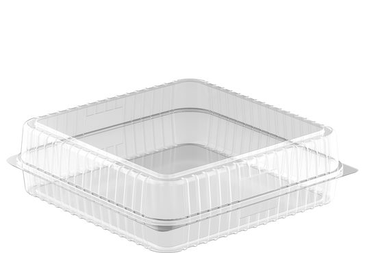 Large Cake Plastic Containers Carton of 100
