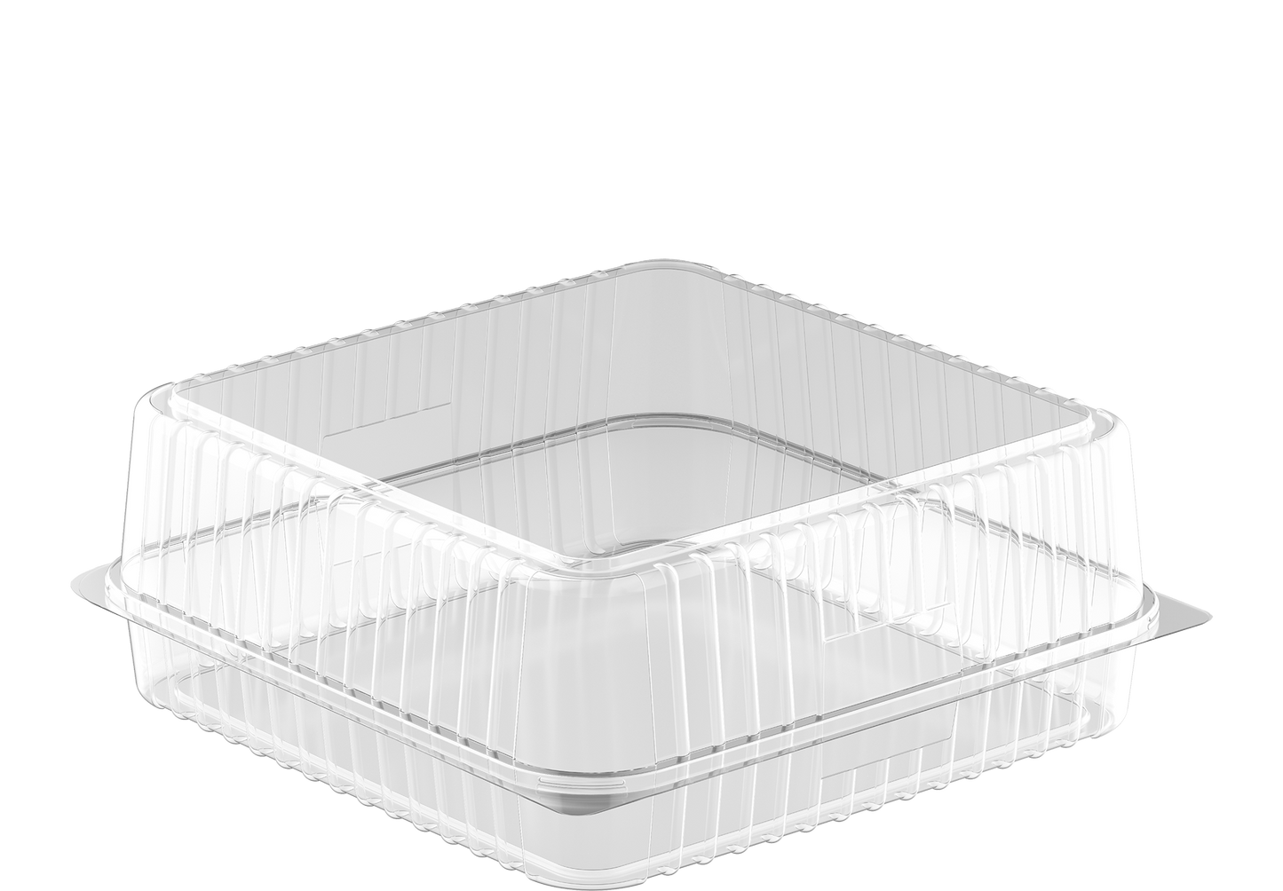 Medium Cake Plastic Containers Carton of 125