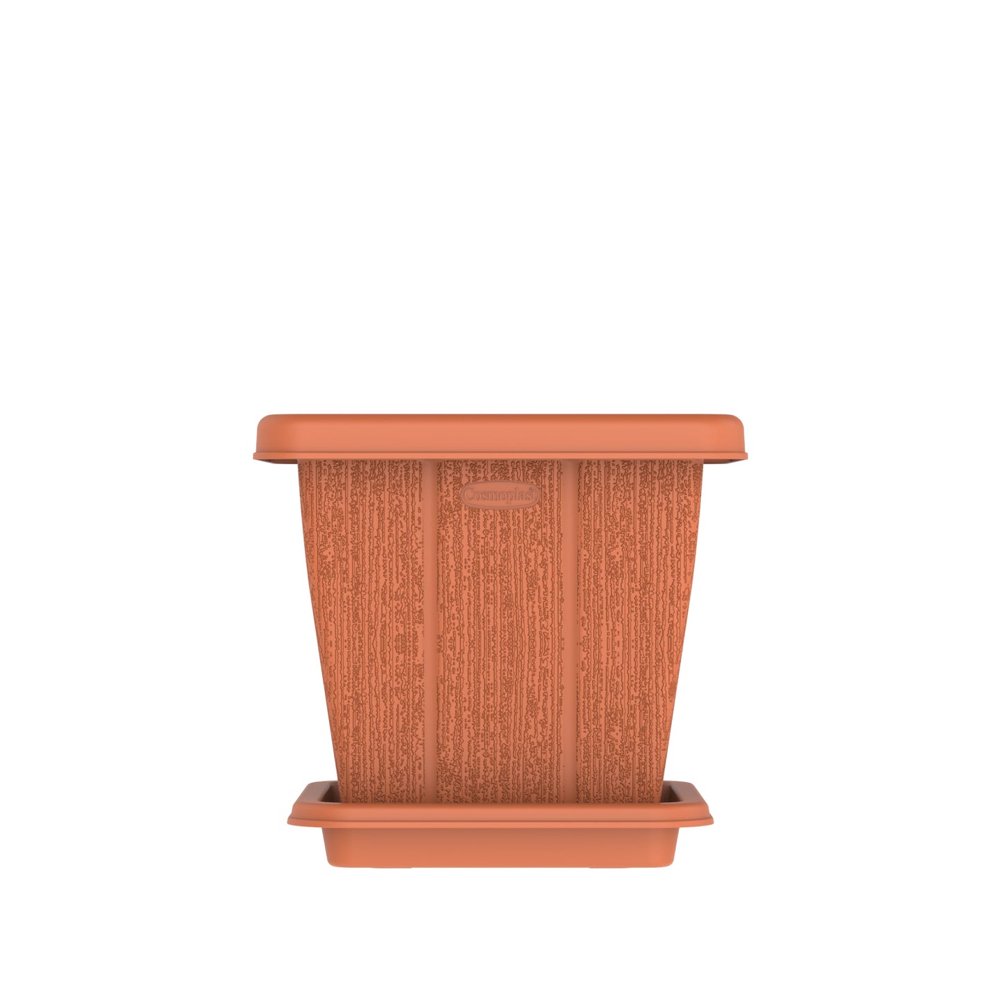10L Cedargrain Square Planter with Tray