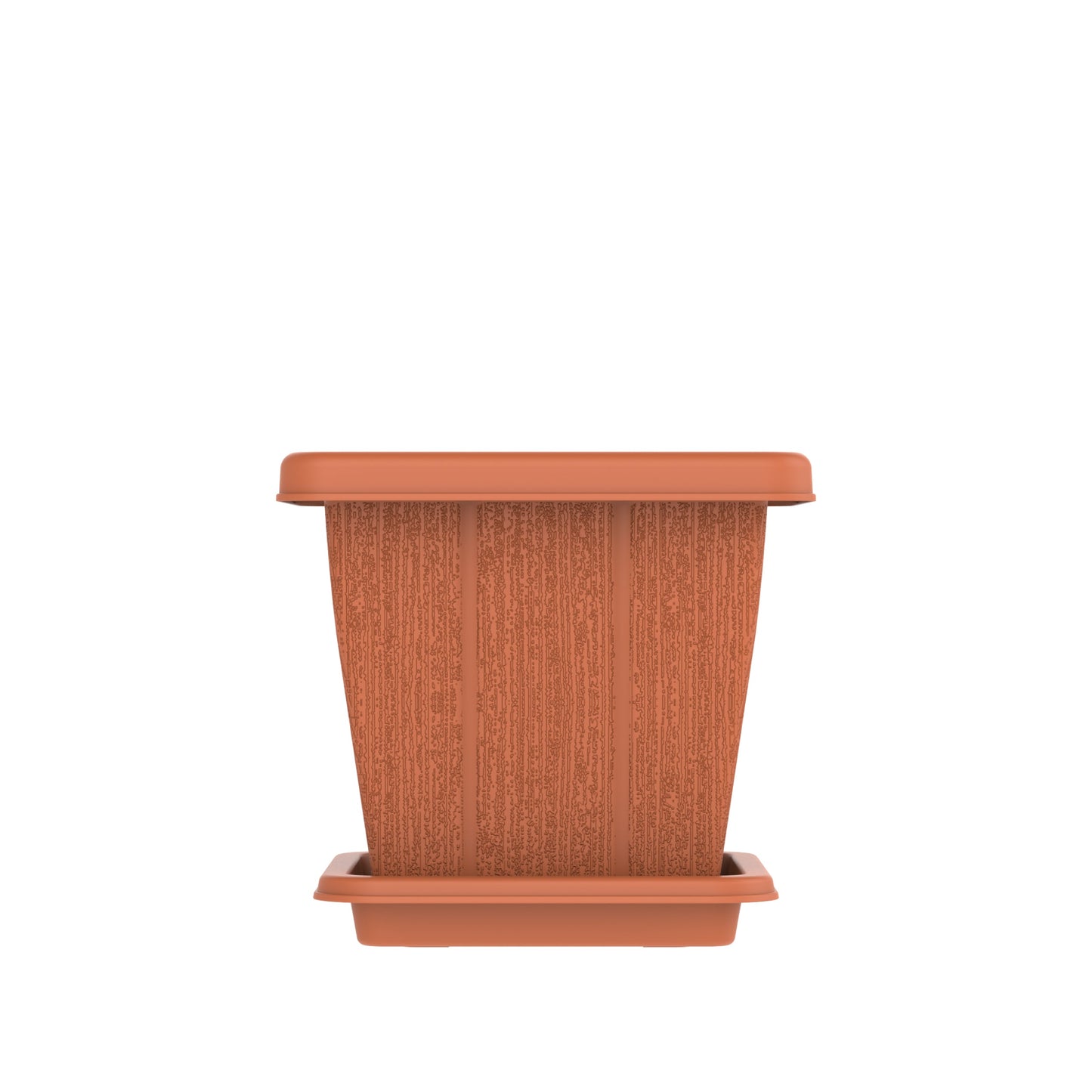 10L Cedargrain Square Planter with Tray