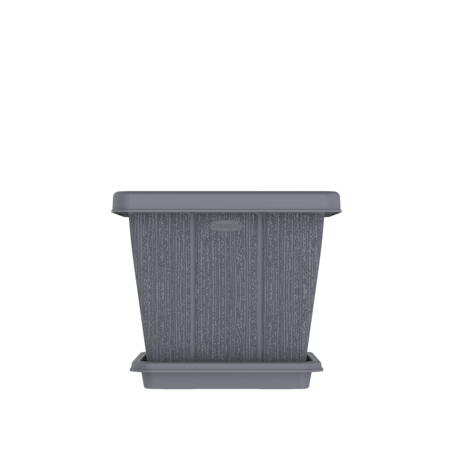 10L Cedargrain Square Planter with Tray