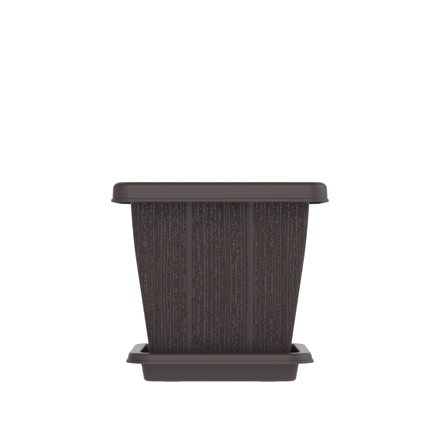10L Cedargrain Square Planter with Tray
