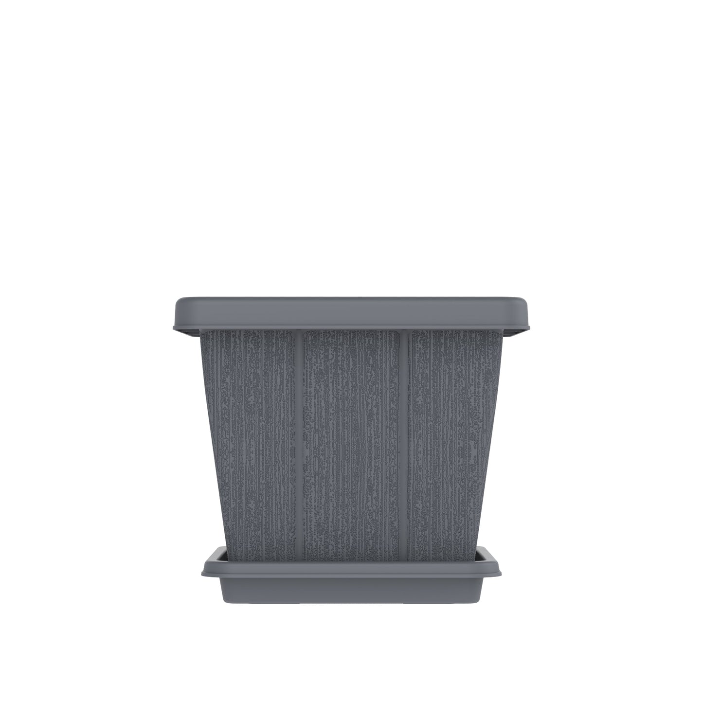 10L Cedargrain Square Planter with Tray