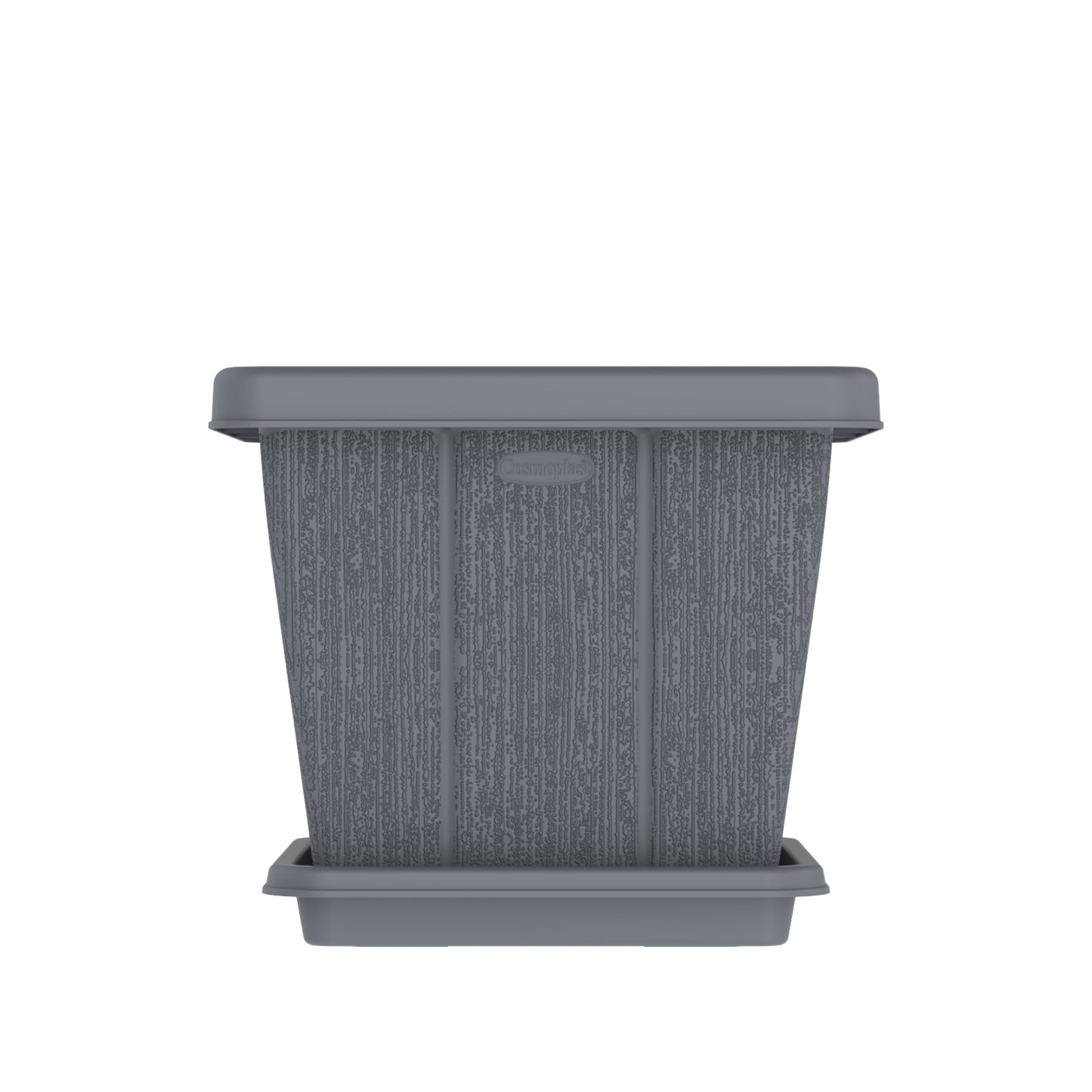 20L Cedargrain Square Planter with Tray