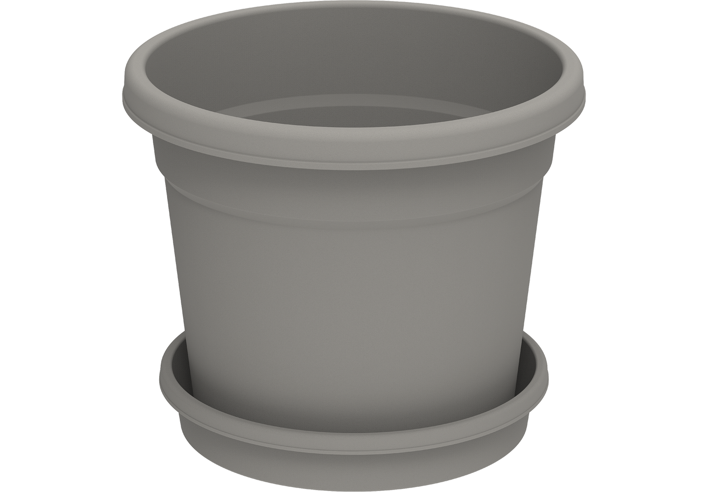 10" Round Flowerpot with Tray