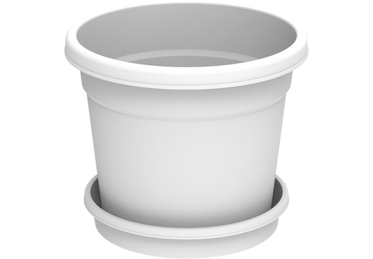 10" Round Flowerpot with Tray