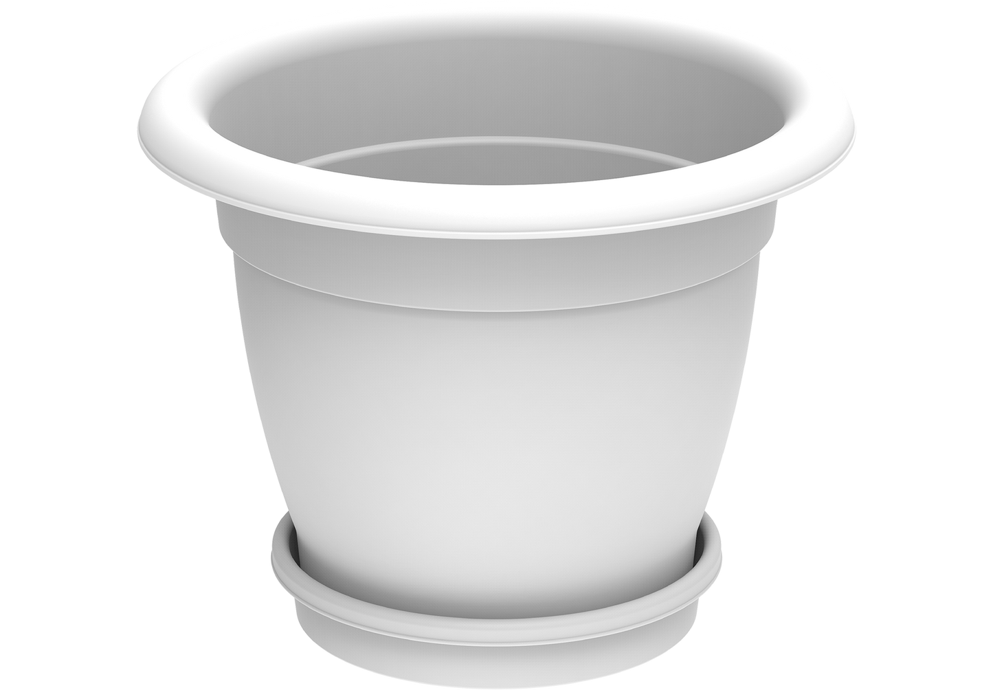 20" Round Flowerpot with Tray