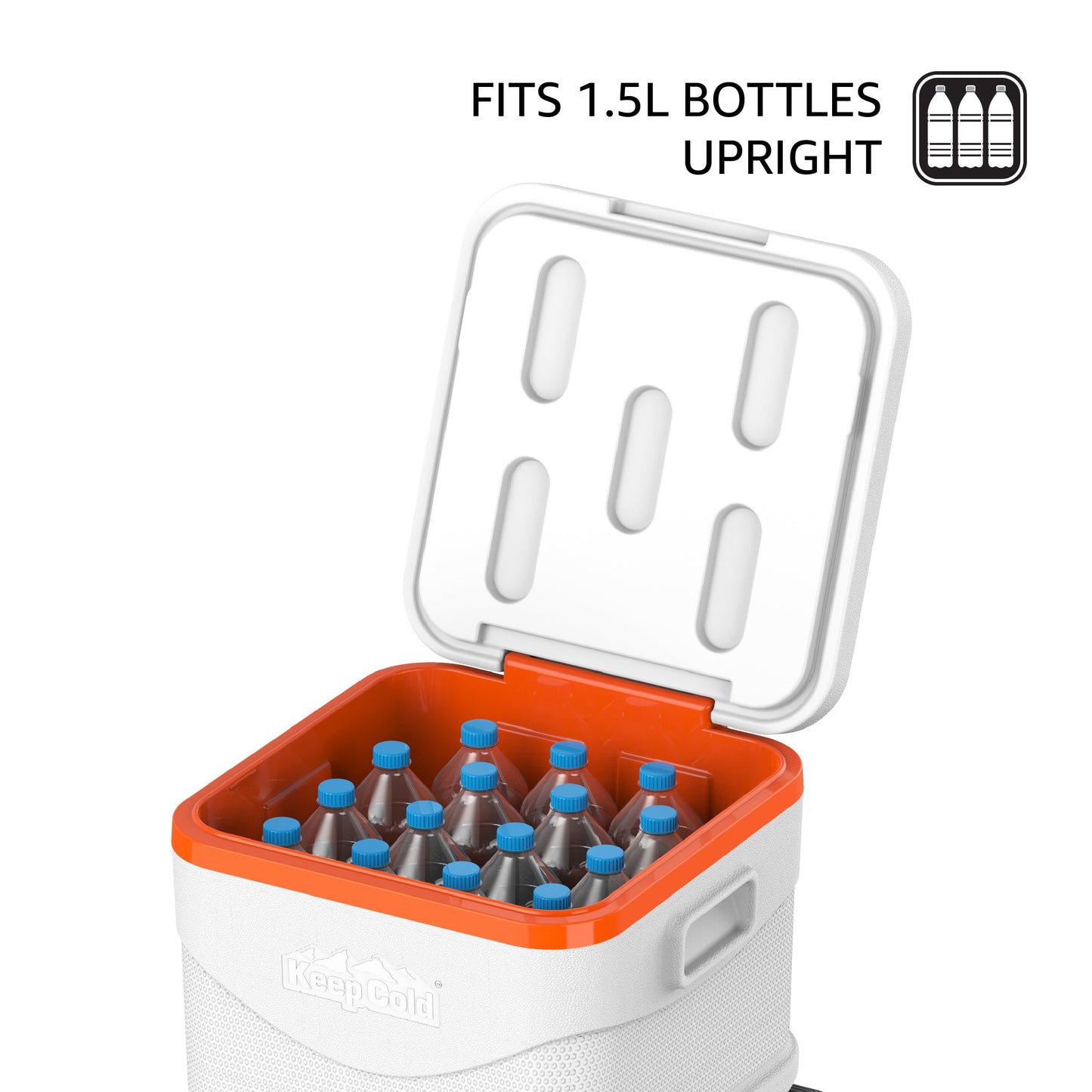 45L KeepCold Picnic Trolley Icebox with Umbrella Holder