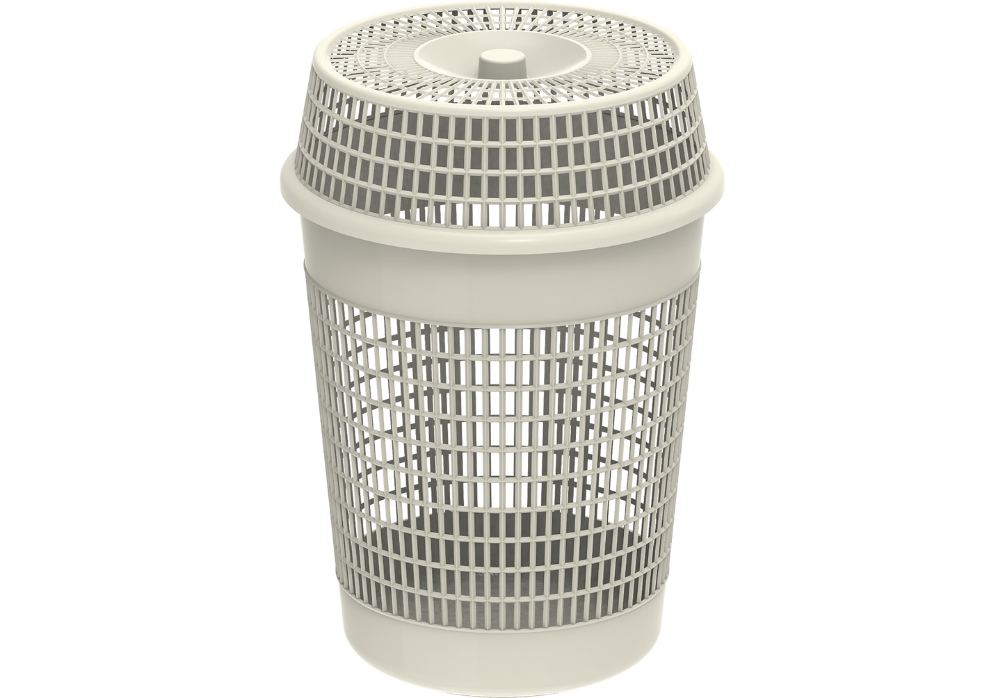 65L Round Tall Laundry Bin