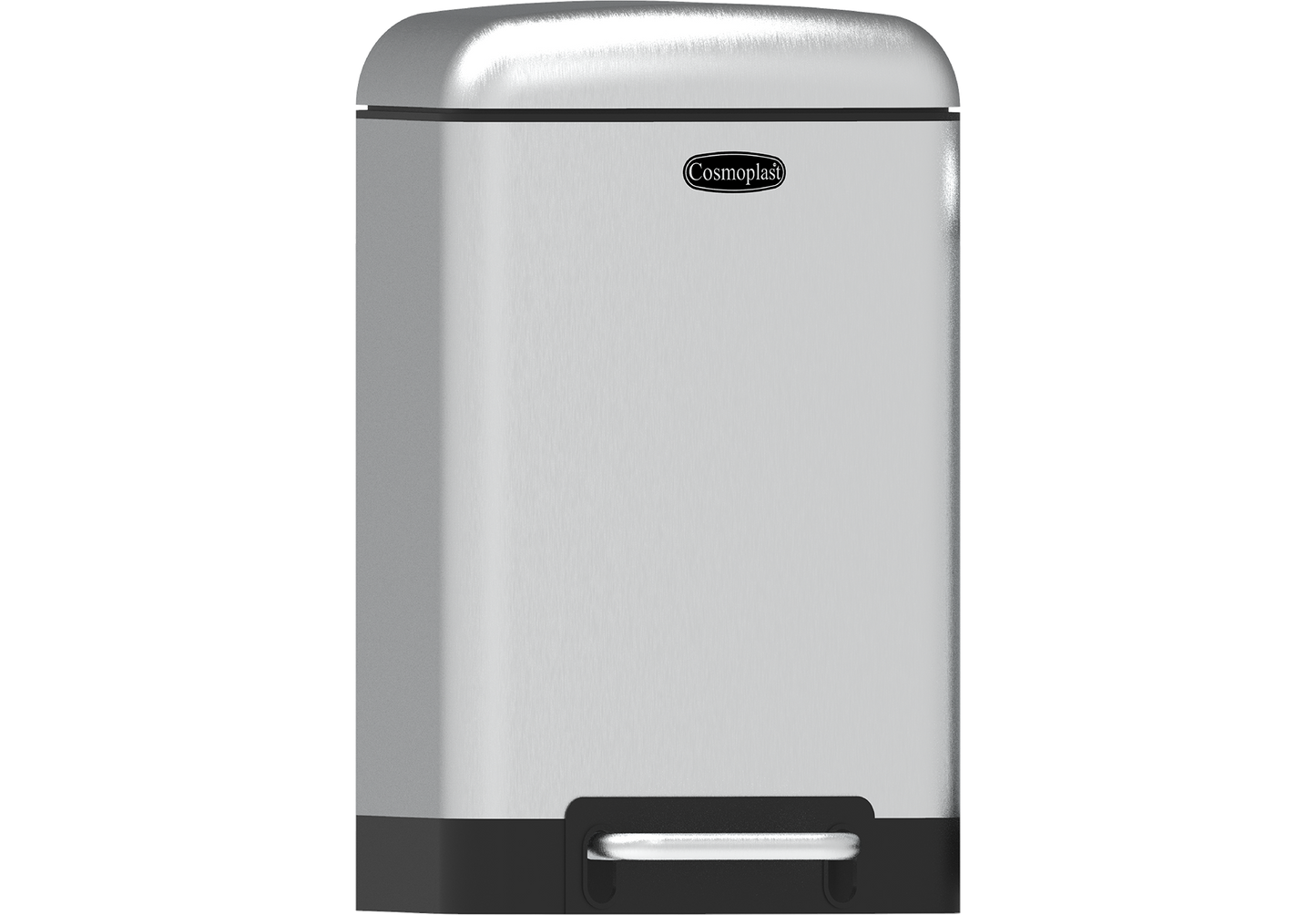 12L Lumina Steel Waste Bin with Pedal