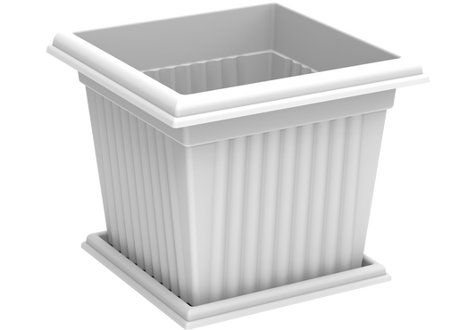 10L Square Planter with Tray
