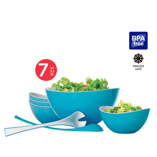 Lock2Go Salad Bowl 7 Pcs. Set