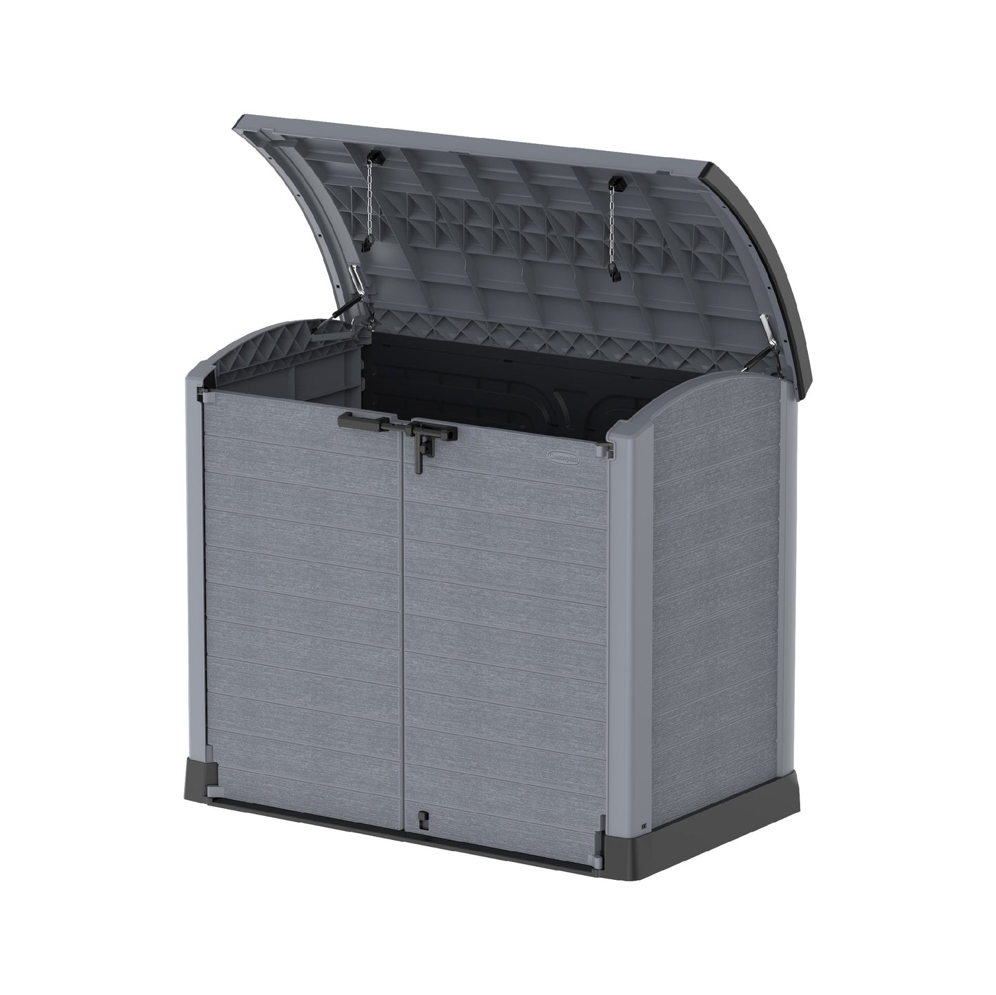 Cedargrain 1200L Small Storage Shed with Arc Lid