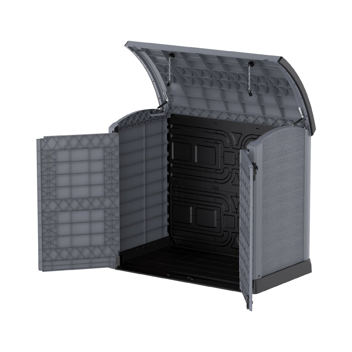 Cedargrain 1200L Small Storage Shed with Arc Lid