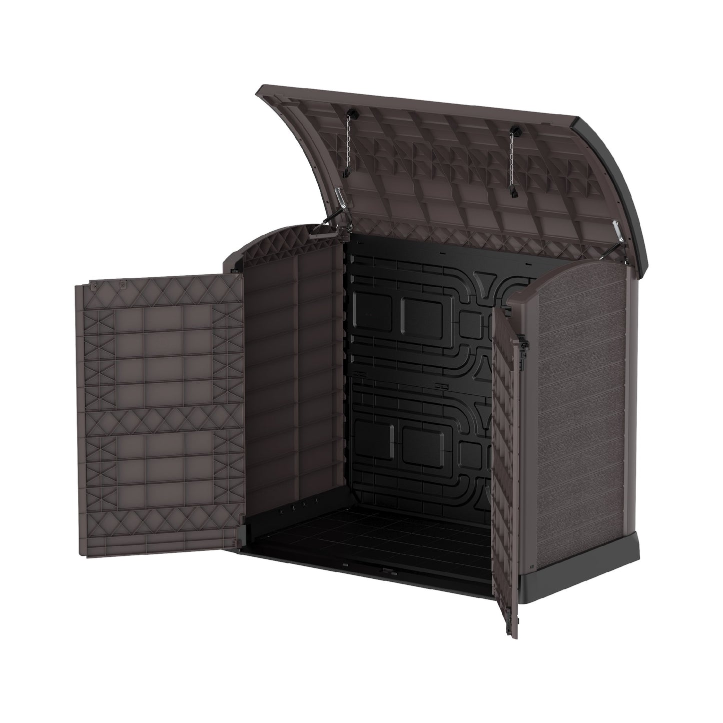 Cedargrain 1200L Small Storage Shed with Arc Lid
