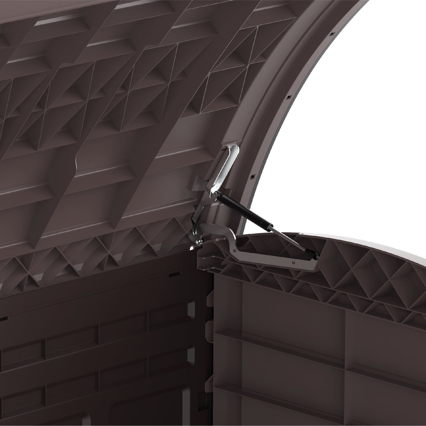 Cedargrain 1200L Small Storage Shed with Arc Lid