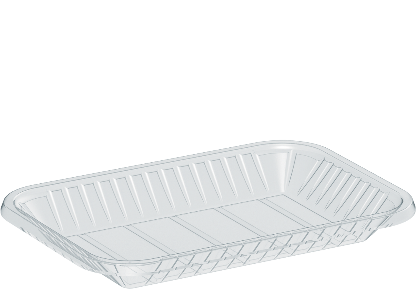 330 ml Clear Plastic Rectangular Trays 5 kg