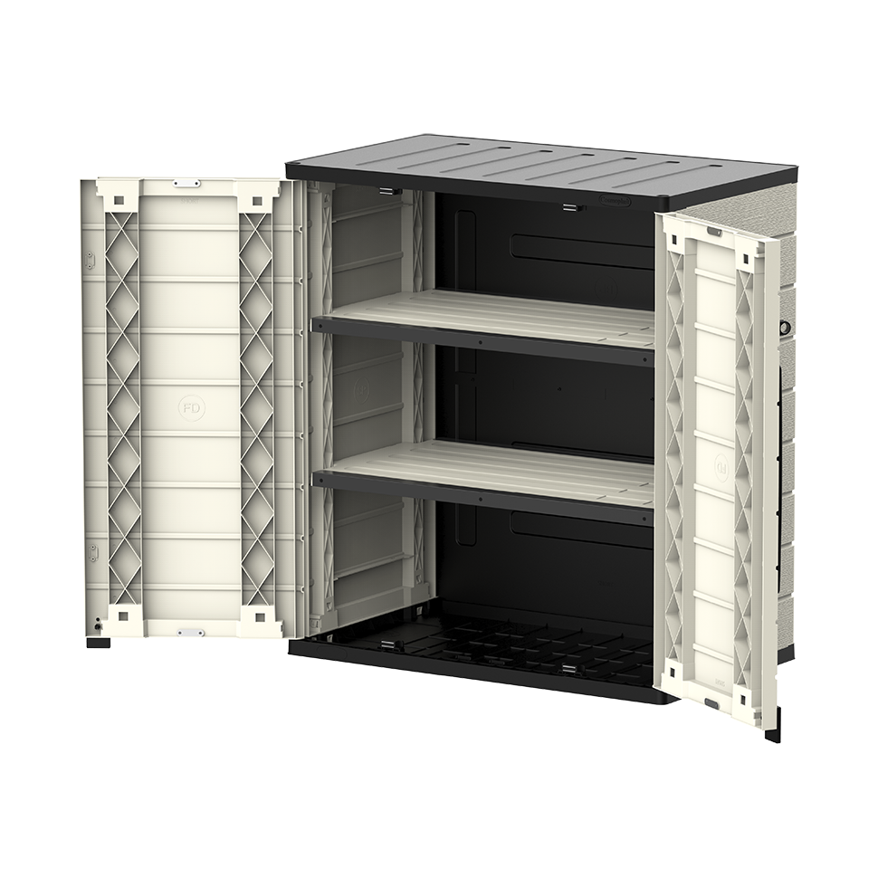 Cedargrain Vertical Storage Short Cabinet